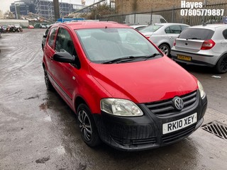 Location:  Hayes - 2010 VOLKSWAGEN FOX 55 3 Door Hatchback REG: RK10XEY, Keys: No, MOT Expiry date: 02/03/2025, 1198 Petrol, 5 Speed Manual Petrol, Former Keepers: 6