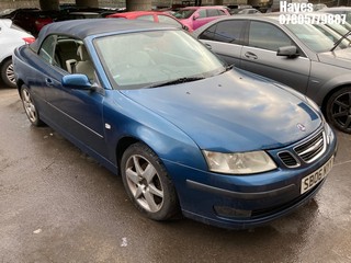 Location:  Hayes - 2006 SAAB 9-3 LINEAR 150 BHP Convertible REG: SB06NYY, Keys: No, MOT Expiry date: 06/03/2024, 2000 Petrol, 5 Speed Manual Petrol, Former Keepers: 7