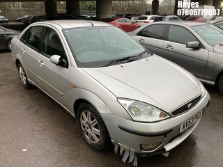 Location:  Hayes - 2003 FORD FOCUS GHIA 4 Door Saloon REG: AV53PGX, Keys: No, MOT Expiry date: 03/07/2024, 1796 Petrol, 5 Speed Manual Petrol, Former Keepers: 7