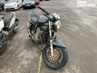 Location:  Hayes - 1996 SUZUKI  Motorcycle REG: N331NYJ, Keys: No, MOT Expiry date: 08/02/2018, 599 Petrol, , Former Keepers: 12
