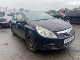 Location: Manchester - 2007 VAUXHALL CORSA CLUB A/C 5 Door Hatchback REG: KR07KYY, 1229 Petrol, 5 Speed Manual Petrol, Former Keepers: 4, Keys: No, MOT Expiry date: 17/10/2019