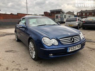 Location: Nottingham - 2002 MERCEDES CLK 240 ELEGANCE AUTO COUPE REG: FG52PUE, 2597cc PETROL, 5 SPEED AUTO PETROL, Former Keepers: 1, Keys: Yes, MOT Expiry date: 28/05/2025