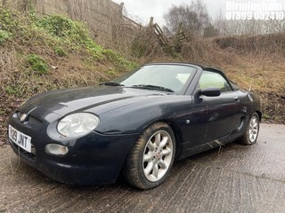 Location: Birmingham - 2001 ROVER MGF  2 DOOR SALOON REG: Y129JNT, 1796CC PETROL, , Former Keepers: 9, Keys: No, MOT Expiry date: 16/03/2023