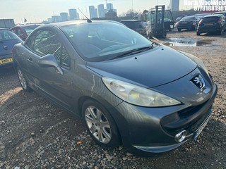Location: North Woolwich - 2007 PEUGEOT 207 SPORT CC AUTO Coupe REG: EF57GKX, Keys: No, MOT Expiry date: 30/03/2024, 1598 Petrol, 5 Speed Auto Petrol, Former Keepers: 3