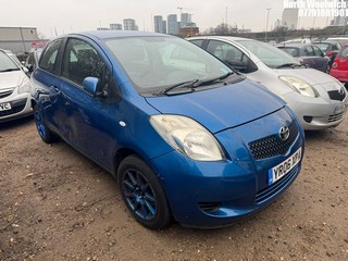 Location: North Woolwich - 2006 TOYOTA YARIS T3 3 Door Hatchback REG: YR06XPA, Keys: No, MOT Expiry date: 09/06/2025, 1296 Petrol, 5 Speed Manual Petrol, Former Keepers: 3