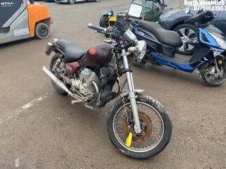 Location: North Woolwich - 1991 MOTO GUZZI 750 NEVADA Motorcycle REG: J453MHR, Keys: No, MOT Expiry date: 10/05/2024, 744 Petrol, MANUAL, Former Keepers: 1