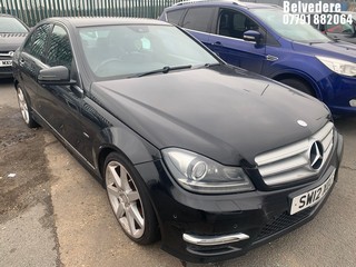 Location: BELVEDERE - 2012 MERCEDES-BENZ 	 C180 SPORT BLUEEFFICIENCY 	 4 DOOR SALOON REG: SW12XOJ, 1796cc PETROL, 7 SPEED AUTO PETROL, Former Keepers: 4, Keys: No, MOT: Expiry date05/06/2025