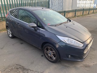 Location: BELVEDERE - 2014 FORD FIESTA ZETEC 	 3 DOOR HATCHBACK REG: GK14ZVS, 1242cc PETROL, 5 SPEED MANUAL PETROL, Former Keepers: 4, Keys: No, MOT: Expiry date09/05/2025