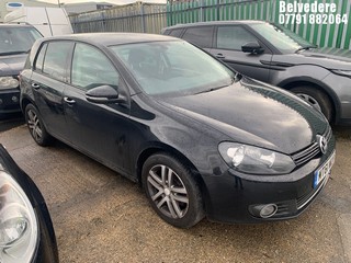 Location: BELVEDERE - 2012 VOLKSWAGEN GOLF GT TDI BLUEMOTN TECH 	 5 DOOR HATCHBACK REG: MT61WLH, 1968cc DIESEL, 6 SPEED MANUAL DIESEL, Former Keepers: 3, Keys: No, MOT: Expiry date17/02/2025