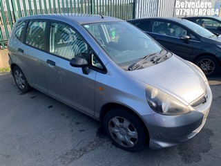 Location: BELVEDERE - 2008 HONDA JAZZ S 	 5 DOOR HATCHBACK REG: OE57YVU, 1246cc PETROL, 5 SPEED MANUAL PETROL, Former Keepers: 4, Keys: Yes, MOT: Expiry date06/09/2025