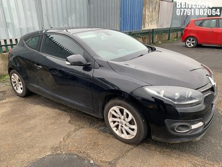 Location: Belvedere - 2015 RENAULT MEGANE DYNAMIQUE TOMTOM V Coupe REG: NA15WDF, Keys: No, MOT Expiry date: 07/07/2025, 1598 Petrol, 6 Speed Manual Petrol, Former Keepers: 4