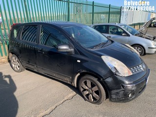 Location: Belvedere - 2007 NISSAN  NOTE TEKNA AUTO MPV REG: PE57GBO, Keys: No, MOT Expiry date: 18/07/2025, 1598 PETROL, 4 Speed Auto Petrol , Former Keepers: 7