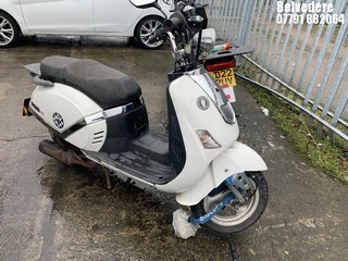 Location: Belvedere - 2008 LAMBRETTA  Scooter REG: GD57XKK, Keys: No, MOT Expiry date: 08/04/2023, 124 Petrol, automatic, Former Keepers: 7
