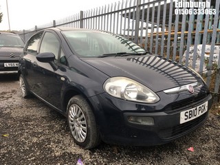 Location: Edinburgh - 2010 FIAT PUNTO EVO ACTIVE 5 Door Hatchback REG: SB10PGK, Keys: No, MOT Expiry date: 10/01/2025, 1368 Petrol, 5 Speed Manual Petrol, Former Keepers: 5