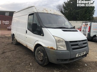 Location: Edinburgh - 2010 FORD TRANSIT 85 T280M FWD Panel Van REG: SP10VVC, Keys: No, MOT Expiry date: 31/05/2024, 2198 Diesel, 5 Speed Manual Diesel, Former Keepers: 4