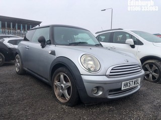 Location: Edinburgh - 2008 MINI COOPER 3 Door Hatchback REG: HK57WSL, Keys: No, MOT Expiry date: 15/02/2024, 1598 Petrol, 6 Speed Manual Petrol, Former Keepers: 8