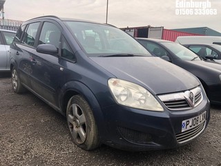 Location: Edinburgh - 2008 VAUXHALL ZAFIRA MPV REG: PJ08LXW, Keys: No, MOT Expiry date: 01/10/2024, 1910cc Diesel, 6 Speed Auto Diesel, Former Keepers: 2