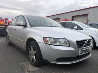 Location: Edinburgh - 2008 VOLVO S40 S 16V 4 Door Saloon REG: SK58OLE, Keys: No, MOT Expiry date: 11/06/2025, 1596 Petrol, 5 Speed Manual Petrol, Former Keepers: 10