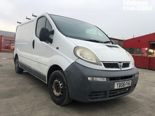 Location: Edinburgh - 2006 VAUXHALL VIVARO 2700 DI SWB Panel Van REG: YB06FHG, Keys: No, MOT Expiry date: 03/04/2024, 1870 Diesel, 5 Speed Manual Diesel, Former Keepers: 8