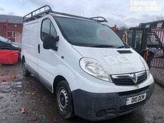 Location: Edinburgh - 2006 VAUXHALL VIVARO 2700 CDTI SWB Panel Van REG: D10DCM, Keys: No, MOT Expiry date: 04/12/2023, 1995 Diesel, 6 Speed Manual Diesel, Former Keepers: 7