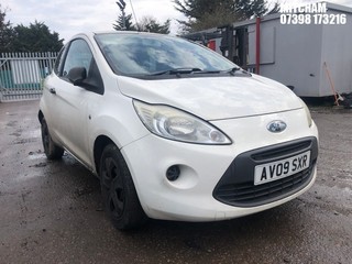 Location: MITCHAM - 2009 FORD KA STUDIO 	 3 DOOR HATCHBACK REG: AV09SXR, 1242cc PETROL, 5 SPEED MANUAL PETROL, Former Keepers: 7, Keys: No, MOT: Expiry date29/08/2025