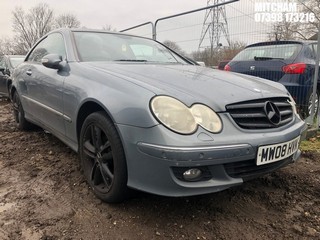 Location: Mitcham - 2008 MERCEDES CLK 200K AVANTGARDE A Coupe REG: MW08HVK, Keys: No, MOT Expiry date: 25/01/2025, 1796 Petrol, 5 Speed Auto Petrol, Former Keepers: 11