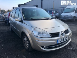 Location: Mitcham - 2008 RENAULT G-SCENIC DYN-5 VVT 111 6 Speed Manual Petrol  REG: HJ08OCP, Keys: No, MOT Expiry date: 16/06/2025, 1598cc Petrol , 6 Speed Manual Petrol, Former Keepers: 6