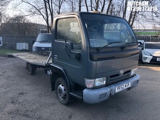 Location: Mitcham - 2002 NISSAN CABSTAR E120 MWB Pick-up REG: YK52ASV, Keys: No, MOT Expiry date: 06/11/2025, 2953 Diesel, 5 Speed Manual Diesel, Former Keepers: 6