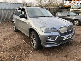 Location: PETERBOROUGH - 2009 BMW X5 XDRIVE 30D SE 5S A ESTATE REG: LR59RDZ, 2993cc DIESEL, 6 SPEED AUTO DIESEL, Former Keepers: 10, Keys: No, MOT: Expiry date19/01/2026