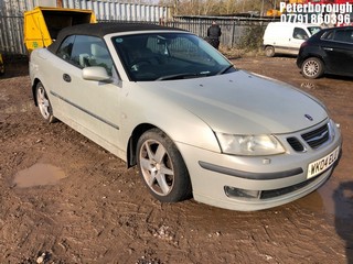 Location: Peterborough - 2004 SAAB 9-3 VECTOR 175 BHP Convertible REG: WK04ELU, Keys: No, MOT Expiry date: 03/03/2025, 1998 Petrol, 5 Speed Manual Petrol, Former Keepers: 6