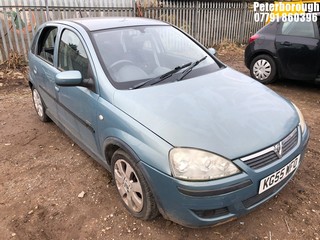 Location: Peterborough - 2005 VAUXHALL CORSA SXI TWINPORT 5 Door Hatchback REG: KG55WFO, Keys: No, MOT Expiry date: 29/10/2024, 1229 Petrol, 5 Speed Manual Petrol, Former Keepers: 3