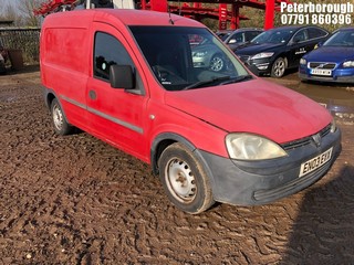 Location: Peterborough - 2003 VAUXHALL COMBO 1700 DI Car Derived Van REG: EN03EVX, Keys: No, MOT Expiry date: 05/12/2024, 1686 Diesel, 5 Speed Manual Diesel, Former Keepers: 9
