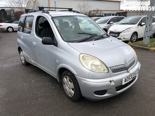 Location: Brentwood - 2003 TOYOTA YARIS VERSO T3 MPV REG: AO53EYF, Keys: No, MOT Expiry date: 26/10/2024, 1299 Petrol, 5 Speed Manual Petrol, Former Keepers: 5