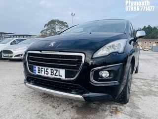 Location: Plymouth - 2015 PEUGEOT 3008 ALLURE HDI 5 Door Hatchback REG: BF15BZL, Keys: No, MOT Expiry date: 31/08/2024, 1560 Diesel, 6 Speed Manual Diesel, Former Keepers: 3