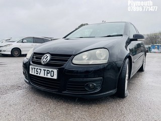 Location: Plymouth - 2007 VOLKSWAGEN  GOLF GT SPORT TDI 140 	 3 Door Hatchback 	 REG: YT57TPO, Keys: No, MOT Expiry date: 16/09/2024, 1968 DIESEL, 6 Speed Manual Diesel 	, Former Keepers: 5