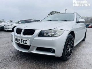Location: Plymouth - 2008 BMW 320D M SPORT TOURING AUTO 	 ESTATE REG: NA08FCD, Keys: No, MOT Expiry date: 22/05/2025, 1995 DIESEL, 6 SPEED AUTO DIESEL, Former Keepers: 6