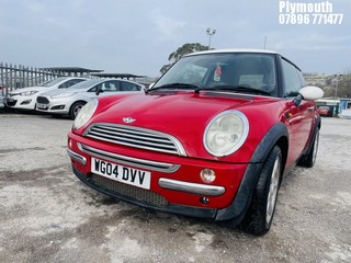 Location: Plymouth - 2004 MINI MINI COOPER 3 Door Hatchback REG: WG04DVV, Keys: No, MOT Expiry date: 12/10/2024, 1598 Petrol, 5 Speed Manual Petrol, Former Keepers: 8