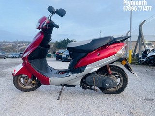 Location: Plymouth - 2016 LEXMOTO SCOUT 49 Moped REG: WJ16YUY, Keys: No, MOT Expiry date: 26/11/2022, 49 Petrol, , Former Keepers: 9