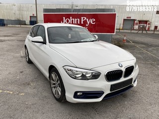 Location: South Wales - 2017 BMW 116D SPORT  5 DOOR HATCHBACK REG: NV17WUT, 1496cc DIESEL, 6 SPEED MANUAL DIESEL, Former Keepers: 2, Keys: Yes, MOT Expiry date: 26/12/2025