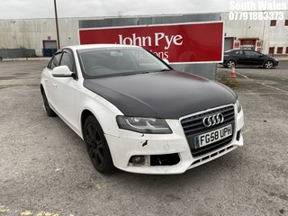 Location: South Wales - 2008 AUDI A4 SE TFSI 4 Door Saloon REG: FG58UPH, Keys: No, MOT Expiry date: 02/10/2024, 1798 Petrol, 6 Speed Manual Petrol, Former Keepers: 9