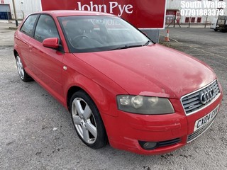 Location: South Wales - 2004 AUDI A3 SPORT QUATTRO 3 Door Hatchback REG: CX04GVN, Keys: Yes, MOT Expiry date: 03/03/2023, 3189 Petrol, , Former Keepers: 7