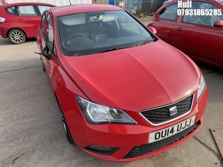 Location: Hull - 2014 SEAT IBIZA TOCA 5 Door Hatchback REG: OU14UJJ, Keys: No, MOT Expiry date: 22/10/2024, 1390 Petrol, 5 Speed Manual Petrol, Former Keepers: 4