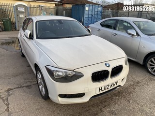 Location: Hull - 2012 BMW 116I ES TURBO 5 Door Hatchback REG: HJ12KHV, Keys: No, MOT Expiry date: 02/06/2025, 1598 Petrol, 6 Speed Manual Petrol, Former Keepers: 9