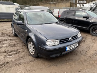 Location: Leeds - 2002 VOLKSWAGEN GOLF E SDI 5 Door Hatchback REG: BK02OBZ, Keys: No, MOT Expiry date: 16-10-2024, 1896 Diesel, 5 Speed Manual Diesel, Former Keepers: 2
