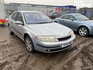 Location: Leeds - 2003 RENAULT LAGUNA DY-MIQUE DCI 120HP 5 Door Hatchback REG: YP53WMO, Keys: No, MOT Expiry date: 29-01-2025, 1870 Diesel, 6 Speed Manual Diesel, Former Keepers: 5