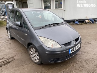 Location: Leeds - 2008 MITSUBISHI COLT CZ2 5 Door Hatchback REG: WN08NVF, Keys: No, MOT Expiry date: 20-11-2024, 1332 Petrol, 5 Speed Manual Petrol, Former Keepers: 3