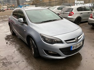 Location:  Hayes - 2014 VAUXHALL ASTRA EXCITE 5 Door Hatchback REG: RX64WGJ, Keys: No, MOT Expiry date: 14/10/2025, 1398 Petrol, 5 Speed Manual Petrol, Former Keepers: 3