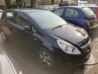 Location:  Hayes - 2009 VAUXHALL CORSA ACTIVE 5 Door Hatchback REG: FL59GVZ, Keys: No, MOT Expiry date: 20/12/2024, 1229cc Petrol, 5 Speed Manual Petrol, Former Keepers: 6