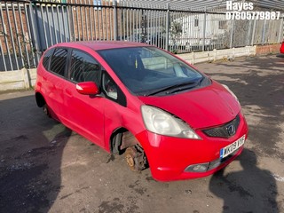 Location:  Hayes - 2009 HONDA JAZZ I-VTEC ES 5 Door Hatchback REG: WK09VYF, Keys: No, MOT Expiry date: 17/10/2024, 1339 Petrol, 5 Speed Manual Petrol, Former Keepers: 4
