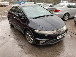 Location:  Hayes - 2006 HONDA CIVIC EX I-VTEC S-A 5 Door Hatchback REG: LG56ZNE, Keys: No, MOT Expiry date: 04/09/2025, 1799 Petrol, 6 Speed Semi Auto Petrol, Former Keepers: 2